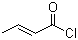 结构式 CAS# 10487-71-5, 巴豆酰氯; 2-丁烯酰氯