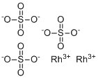 structure of CAS# 10489-46-0, Rhodium(III) sulfate;Dirhodium trisulphate