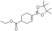 structure of CAS# 1049004-32-1, 1-Ethoxycarbonylcyclohex-3-ene-4-boronic acid pinacol ester;4-(4,4,5,5-Tetramethyl-[1,3,2]dioxaborolan-2-yl)cyclohex-3-ene-1-carboxylic acid ethyl ester