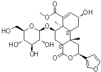 Borapetoside B molecular structure (CAS 104901-05-5)