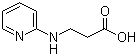 3-(2-Pyridinylamino)propionic acid molecular structure (CAS 104961-64-0)