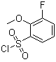 3-氟-2-甲氧基苯磺酰氯分子结构 (CAS 1049729-85-2)