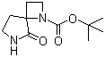 5-Oxo-1,6-diazaspiro[3.4]octane-1-carboxylic acid tert-butyl ester molecular structure (CAS 1049730-83-7)