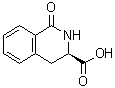 (3R)-1,2,3,4-Tetrahydro-1-oxo-3-isoquinolinecarboxylic acid molecular structure (CAS 104974-47-2)