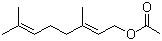 乙酸香叶酯分子结构 (CAS 105-87-3)