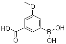 3-Borono-5-methoxybenzoic acid molecular structure (CAS 1050424-08-2)