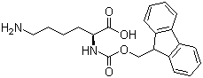 Fmoc-L-lysine molecular structure (CAS 105047-45-8)