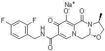 结构式 CAS# 1051375-13-3, Cabotegravir sodium