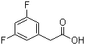 结构式 CAS# 105184-38-1, 3,5-二氟苯乙酸