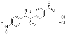 (1S,2S)-1,2-Bis(4-nitrophenyl)-1,2-ethanediamine hydrochloride (1:2) molecular structure (CAS 1052707-07-9)