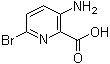 3-Amino-6-bromopyridine-2-carboxylic acid molecular structure (CAS 1052708-46-9)