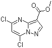 5,7-Dichloropyrazolo[1,5-a]pyrimidine-3-carboxylic acid methyl ester molecular structure (CAS 1053656-37-3)