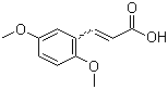 2,5-Dimethoxycinnamic acid molecular structure (CAS 10538-51-9)