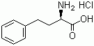 structure of CAS# 105382-09-0, L-Homophenylalanine hydrochloride;(S)-2-Amino-4-phenylbutyric acid hydrochloride
