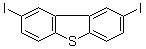 structure of CAS# 105404-91-9, 2,8-Diiododibenzothiophene
