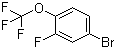 4-Bromo-2-fluoro-1-(trifluoromethoxy)benzene molecular structure (CAS 105529-58-6)