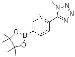 2-(1-Methyl-1H-tetrazol-5-yl)-5-(4,4,5,5-tetramethyl-1,3,2-dioxaborolan-2-yl)pyridine molecular structure (CAS 1056039-85-0)