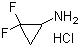 2,2-Difluorocycloprop-1-ylamine hydrochloride molecular structure (CAS 105614-25-3)
