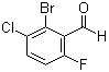 2-Bromo-3-chloro-6-fluorobenzaldehyde molecular structure (CAS 1056264-66-4)