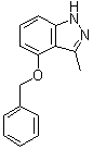 structure of CAS# 1056265-33-8, 3-Methyl-4-(phenylmethoxy)-1H-indazole