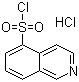 Isoquinoline-5-sulphonyl chloride hydrochloride molecular structure (CAS 105627-79-0)