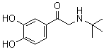 1-(3,4-Dihydroxyphenyl)-2-[(1,1-dimethylethyl)amino]ethanone molecular structure (CAS 105644-17-5)