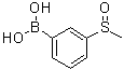 3-Methylsulfinylphenylboronic acid molecular structure (CAS 1056475-66-1)
