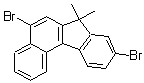 5,9-Dibromo-7,7-dimethyl-7H-benzo[c]fluorene molecular structure (CAS 1056884-35-5)