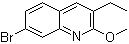 7-溴-3-乙基-2-甲氧基喹啉分子结构 (CAS 1056892-06-8)