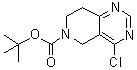 4-Chloro-7,8-dihydropyrido[4,3-d]pyrimidine-6(5H)-carboxylic acid 1,1-dimethylethyl ester molecular structure (CAS 1056934-87-2)