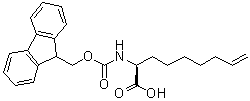 (2S)-2-[[(9H-Fluoren-9-ylmethoxy)carbonyl]amino]-8-nonenoic acid molecular structure (CAS 1058705-57-9)