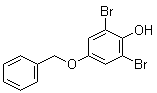 结构式 CAS# 105946-33-6, 2,6-二溴-4-苄氧基苯酚