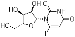 结构式 CAS# 105967-11-1, 6-碘尿苷; 6-碘尿嘧啶核苷
