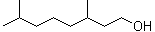 structure of CAS# 106-21-8, 3,7-Dimethyl-1-octanol;Citronellol, dihydro-; Dihydrocitronellol; Geraniol tetrahydride; Geraniol, perhydro-; Geraniol, tetrahydro-; NSC 18917; Pelargol; Perhydrogeraniol; Tetrahydrogeraniol