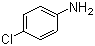 结构式 CAS# 106-47-8, 4-氯苯胺; 对氯苯胺