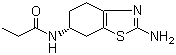 (6S)-2-Amino-6-propionamidotetrahydrobenzothiazole molecular structure (CAS 106006-84-2)