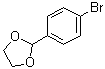 4-Bromobenzaldehyde ethyleneglycol acetal molecular structure (CAS 10602-01-4)