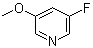 3-Fluoro-5-methoxypyridine molecular structure (CAS 1060801-62-8)