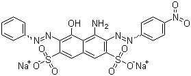 酸性黑 1分子结构 (CAS 1064-48-8)