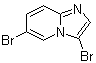 3,6-Dibromoimidazo[1,2-a]pyridine molecular structure (CAS 1065074-14-7)