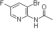 N-(3-Bromo-5-fluoro-2-pyridinyl)acetamide molecular structure (CAS 1065074-95-4)