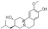 (2R,3R,11bR)-1,3,4,6,7,11b-Hexahydro-10-methoxy-3-(2-methylpropyl)-2H-benzo[a]quinolizine-2,9-diol molecular structure (CAS 1065193-59-0)