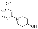 结构式 CAS# 1065484-27-6, 1-(6-甲氧基-4-嘧啶基)-4-哌啶醇