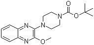 4-(3-Methoxy-2-quinoxalinyl)-1-piperazinecarboxylic acid tert-butyl ester molecular structure (CAS 1065484-41-4)