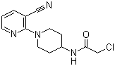 2-Chloro-N-[1-(3-cyano-2-pyridinyl)-4-piperidinyl]acetamide molecular structure (CAS 1065484-49-2)