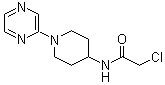 2-Chloro-N-[1-(2-pyrazinyl)-4-piperidinyl]acetamide molecular structure (CAS 1065484-52-7)