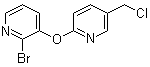 2-Bromo-3-[[5-(chloromethyl)-2-pyridinyl]oxy]pyridine molecular structure (CAS 1065484-66-3)