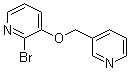 2-Bromo-3-(3-pyridinylmethoxy)pyridine molecular structure (CAS 1065484-76-5)