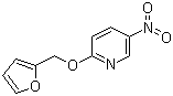 structure of CAS# 1065484-84-5, 2-(2-Furanylmethoxy)-5-nitropyridine