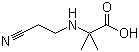 N-(2-Cyanoethyl)-2-methylalanine molecular structure (CAS 106556-63-2)